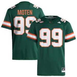 Men Ahmad Moten Sr. Green Miami Hurricanes #99 College Football NCAA Jerseys 222861-511