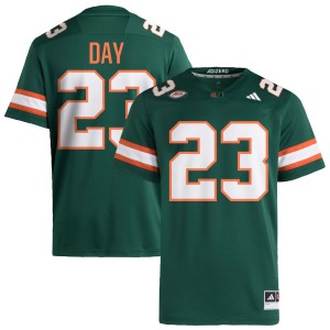 Men Dylan Day Green Miami Hurricanes #23 College Football Official Jersey 302614-481