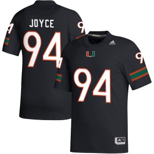 Men Dylan Joyce Black Miami Hurricanes #94 College Football 2025 Jersey 390898-739