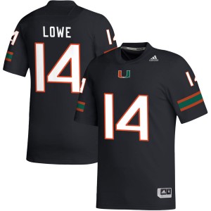 Mens Hayden Lowe Black Miami Hurricanes #14 College Football Limited Jerseys 401597-664