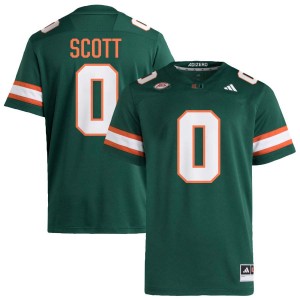 Men's Keionte Scott Green Miami Hurricanes #0 College Football Alumni Jerseys 384748-761