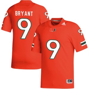 Men's Malik Bryant Orange Miami Hurricanes #9 College Football Replica Jersey 270586-588