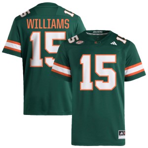 Mens Markeith Williams Green Miami Hurricanes #15 College Football Game Jerseys 499780-817