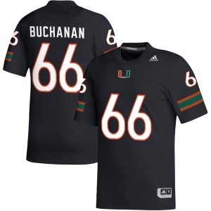 Men's Max Buchanan Black Miami Hurricanes #66 College Football Limited Jerseys 333202-530