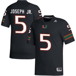 Men's Ray Ray Joseph Jr. Black Miami Hurricanes #5 College Football Replica Jerseys 625693-376