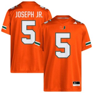 Men Ray Ray Joseph Jr. Orange Miami Hurricanes #5 College Football Limited Jerseys 198635-139