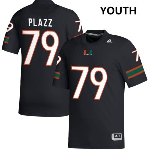 Youth Deryc Plazz Black Miami Hurricanes #79 College Football Alumni Jersey 740584-251