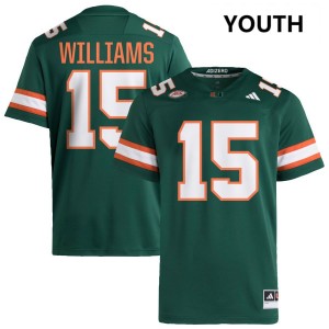 Youth Markeith Williams Green Miami Hurricanes #15 College Football University Jerseys 988014-438